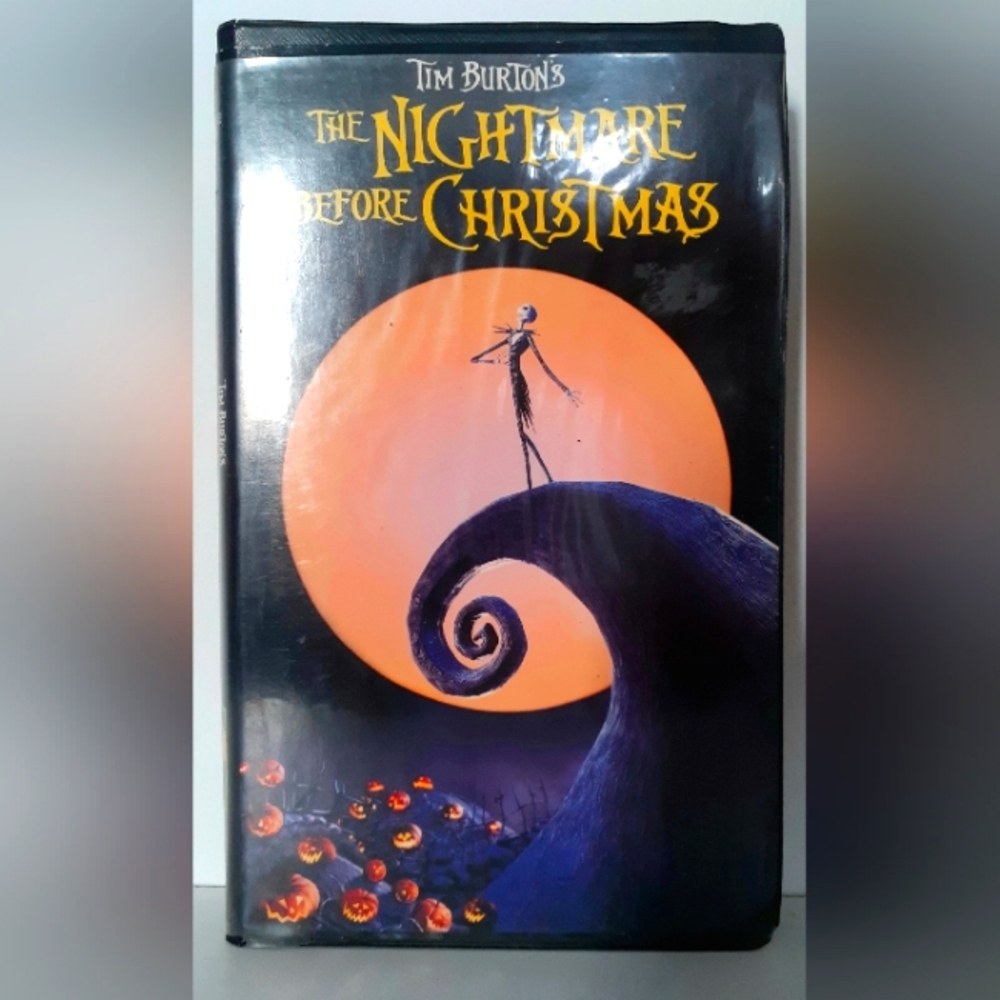 Nightmare Before Christmas original Disney VHS